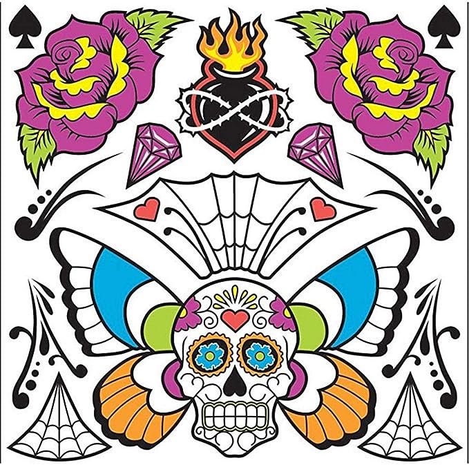 Tatuaje del Día de Muertos en Cuerpo / Pecho