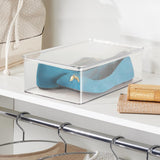 Caja de zapatos para armario - Zapatos de tacón de cuña transparentes