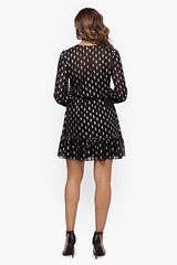 Long Bishop Sleeve Mand Black Gold