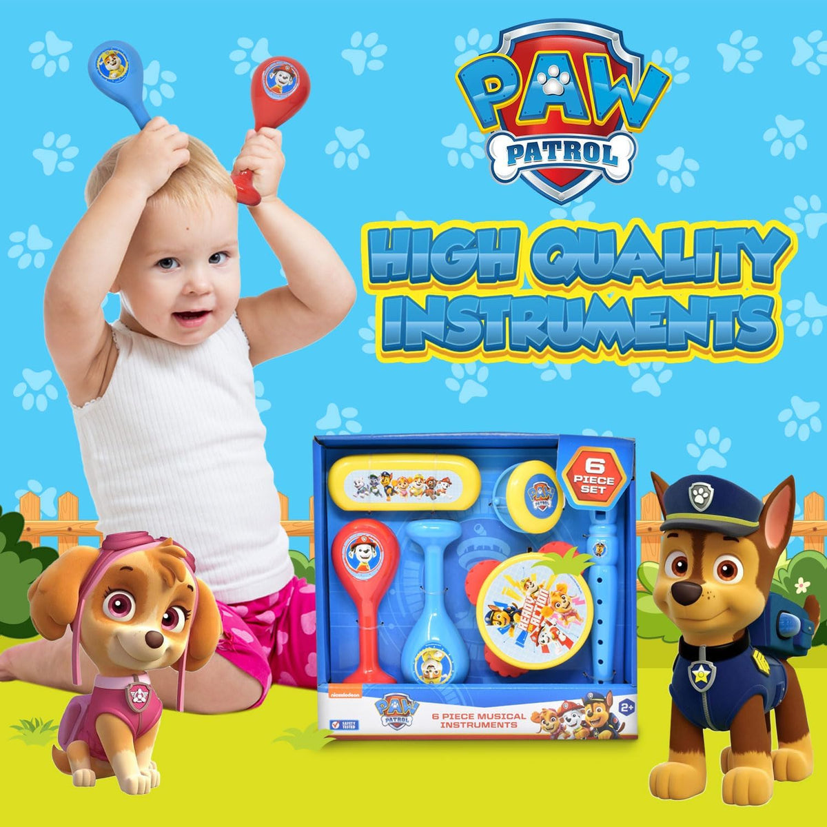 Patrulla Canina: Juego de 6 Instrumentos Musicales