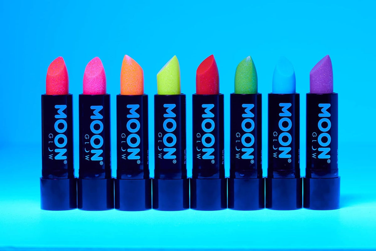 Neon UV Glitter Lipstick,5g Yellow