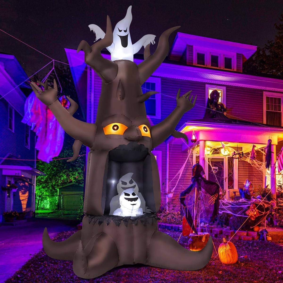 Árbol Muerto Hinchable de Halloween de 2,74 m