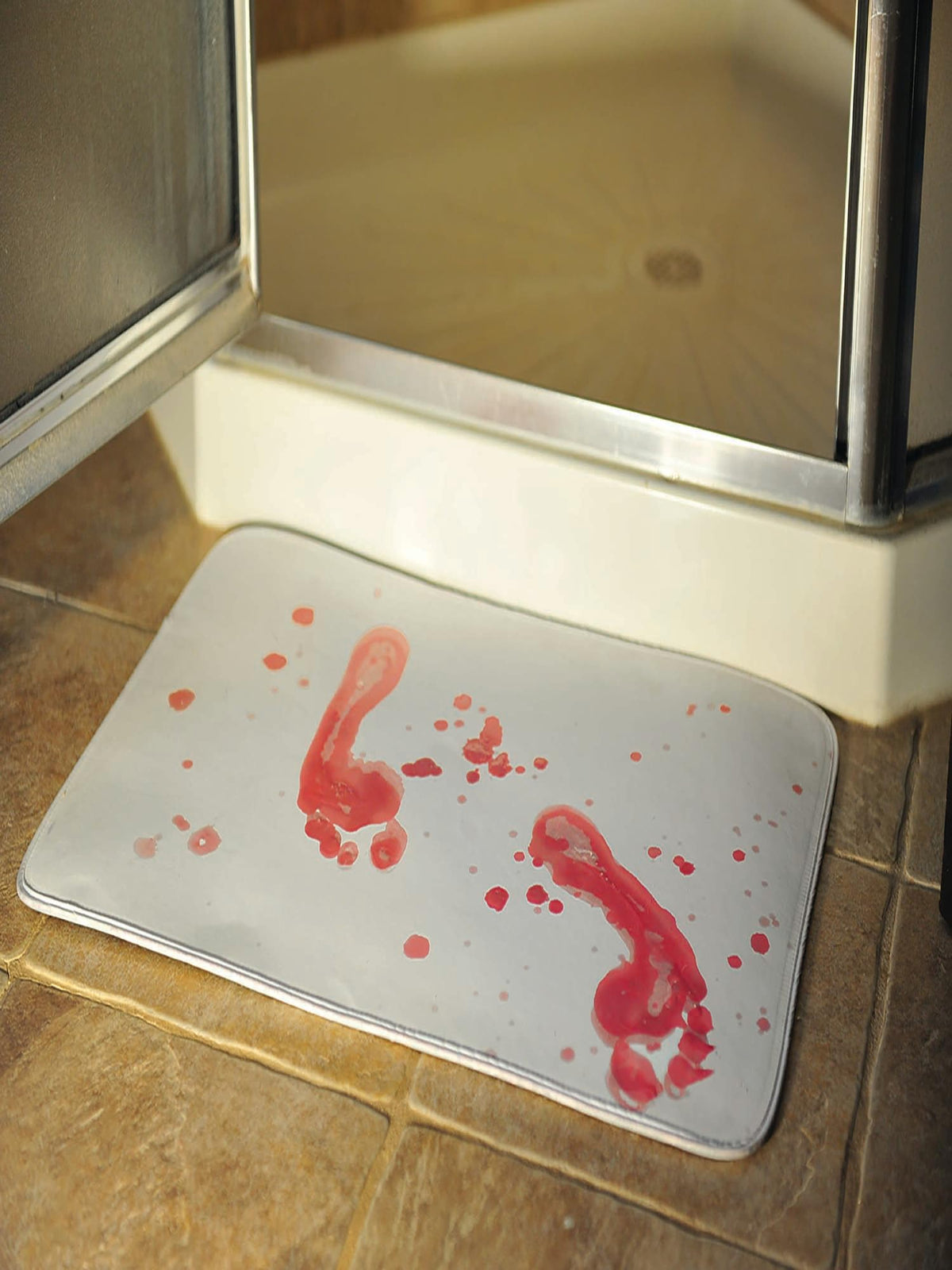 Felpudo de baño de terror de Halloween 38 x 58 cm