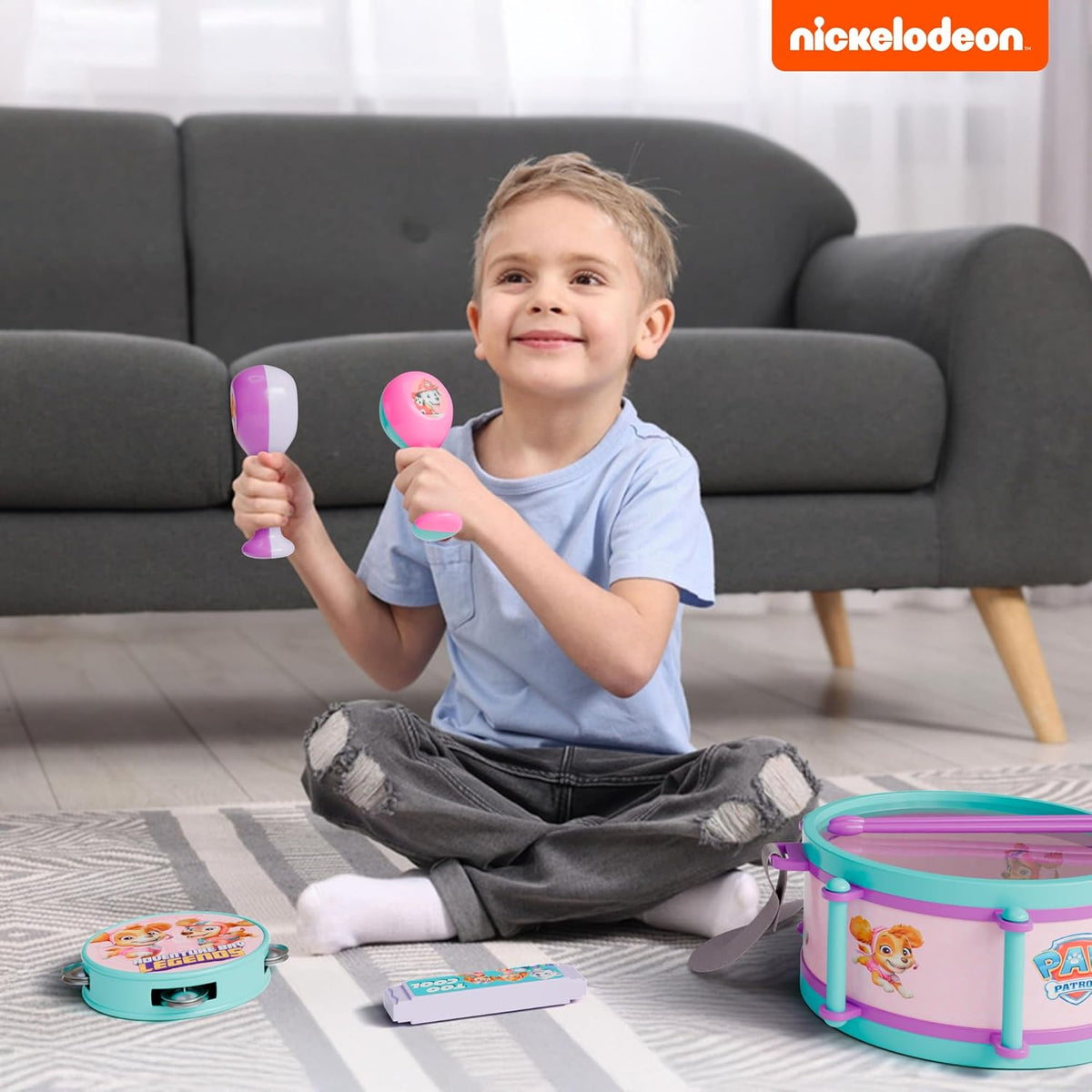 Paw Patrol Niñas Batería de 7 Piezas