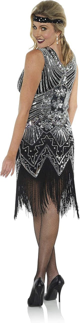 1920's Beaded Flapper Platinum