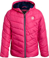 Solid Faux Packable Midwt Jacket Hot Pink