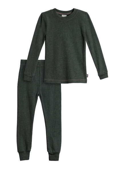 Conjunto térmico de 2 piezas para niña - Negro