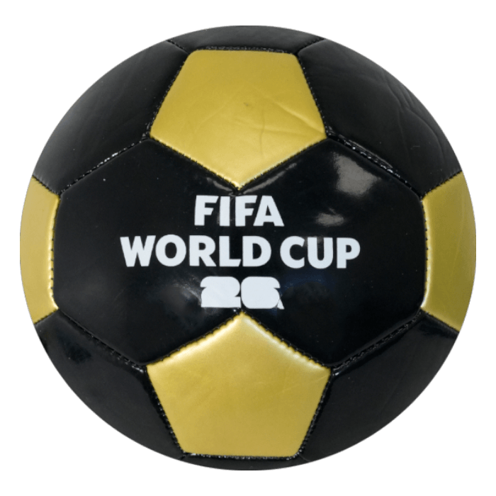 Balón de la Copa Mundial de la FIFA 2026 Negro-Oro #5