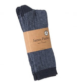 Calcetines de vestir acanalados para hombre, 2 pares