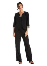 3pc Top and Straight Leg Pants  Matching Jacket