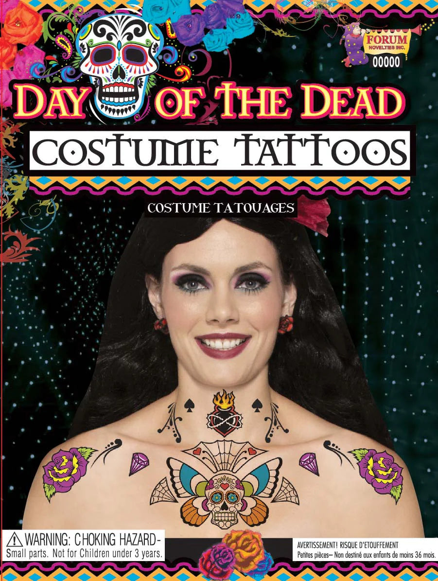 Tatuaje del Día de Muertos en Cuerpo / Pecho