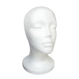 11 1/2H White Face Head Form Foam