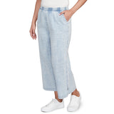 Pantalón de pierna ancha Chambray con efecto lavado Snow - Ruby Rd
