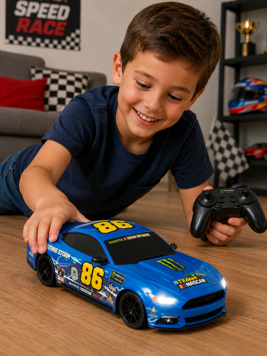 Nascar R/C Coche de derrapes de lujo