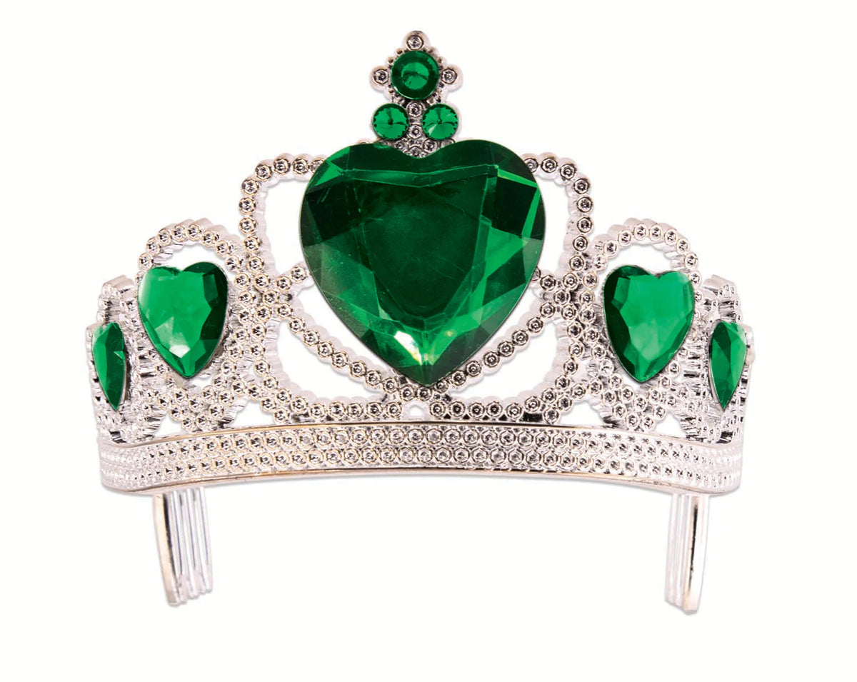 Tiara Corazón Esmeralda
