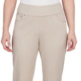 Pantalón Chino hasta el Tobillo de Satén Elástico - Ruby Rd