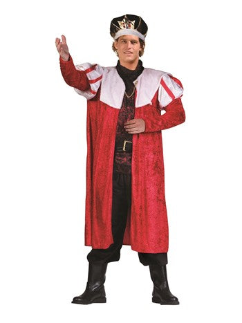 King Over Coat Red / White