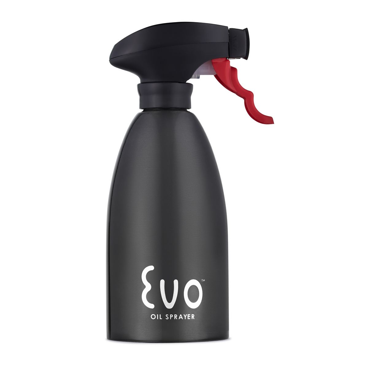 Rociador de aceite de acero inoxidable Evo, negro, 473 ml