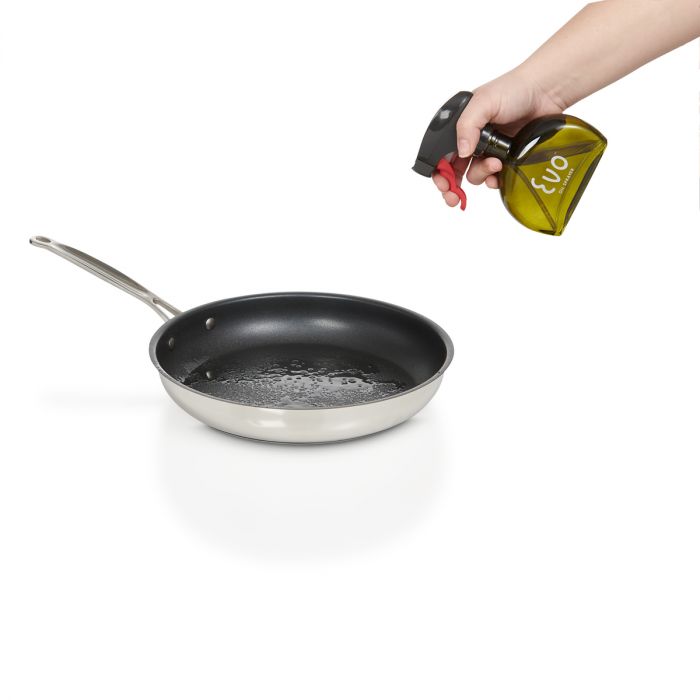 Botella Pulverizadora de Aceite Evo de Cristal Verde de 177 ml
