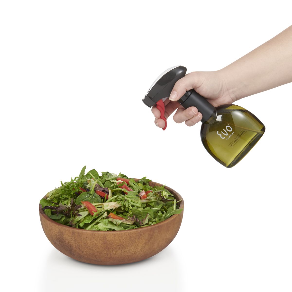 Rociador de aceite Evo, verde, 8 oz, juego de 2