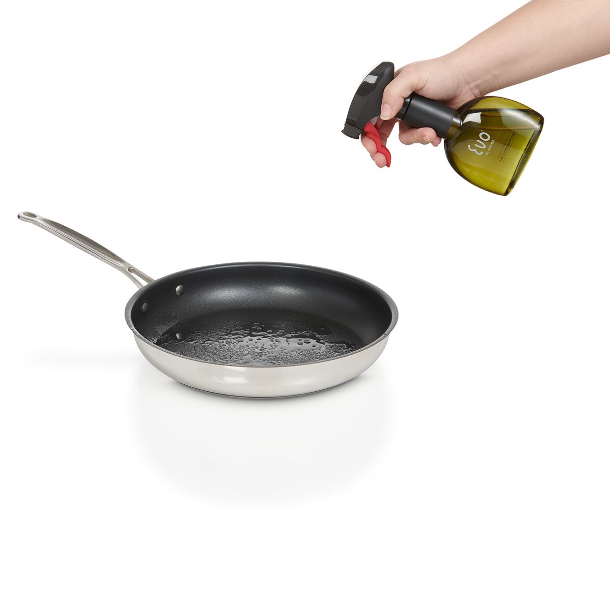 Rociador de aceite Evo, verde, 8 oz, juego de 2