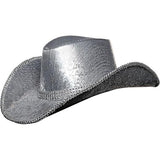 Metallic Cowboy Hat With Rhinestones
