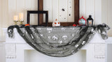 Gasa de plata con diseño de Jack Skellington de NBC de 183 cm x 76 cm