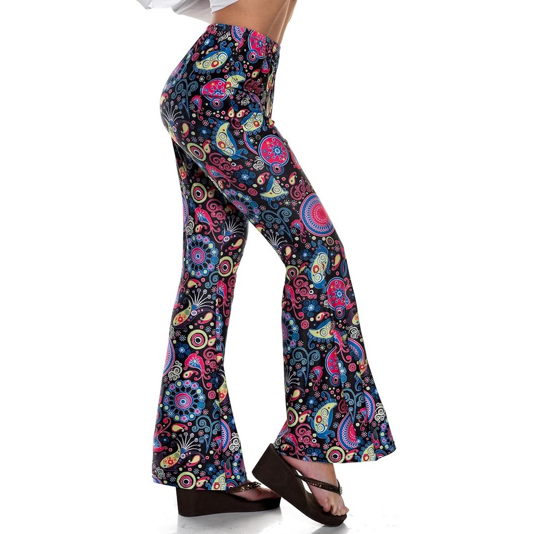 Pantalones acampanados paisley de los 60