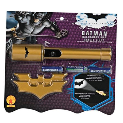 Batarangs de Batman y luz de seguridad para niños