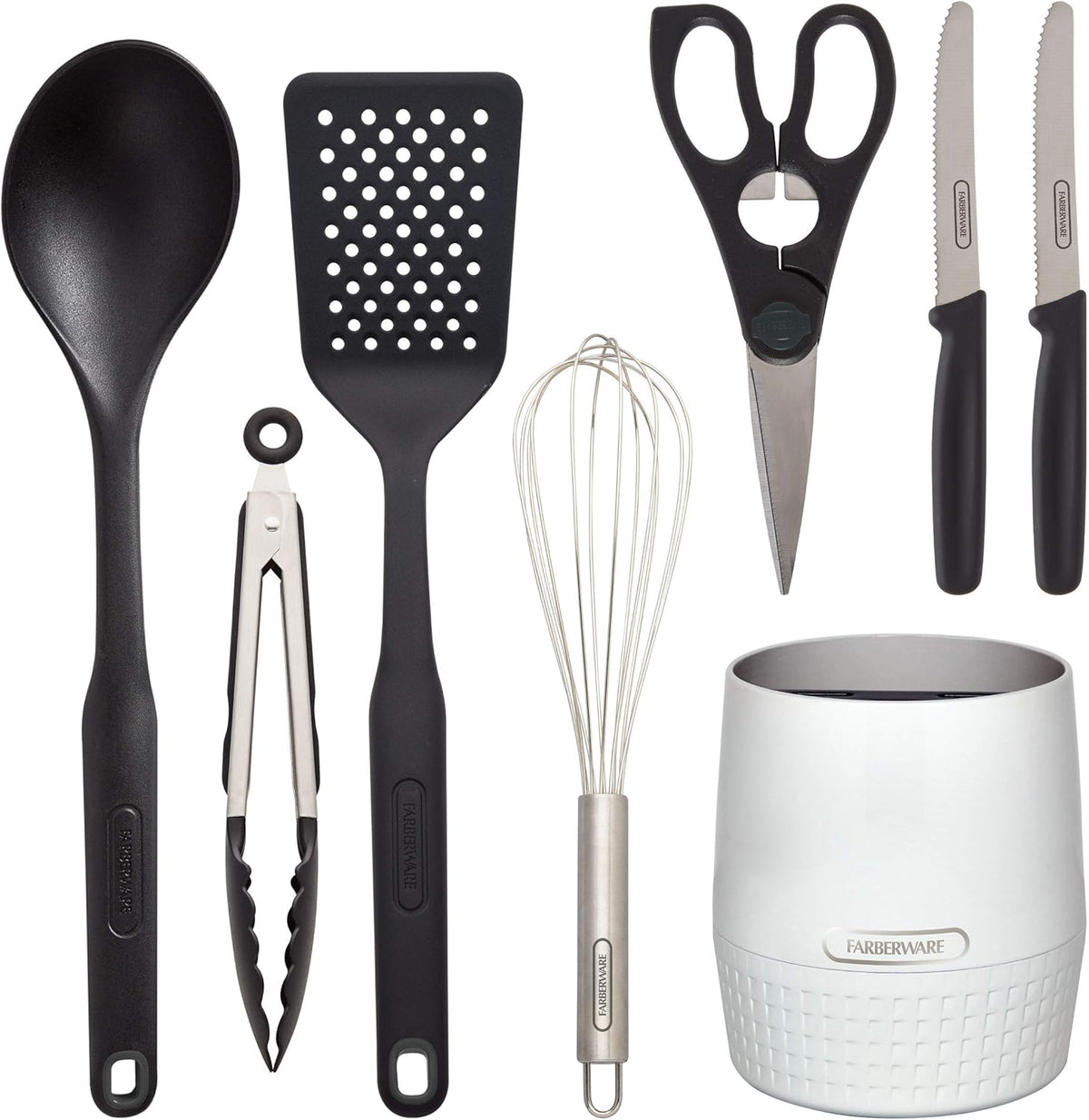 Classic Crock with Knife and Tool Holder