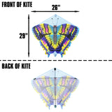 Diamond Butterfly Nylon Kite