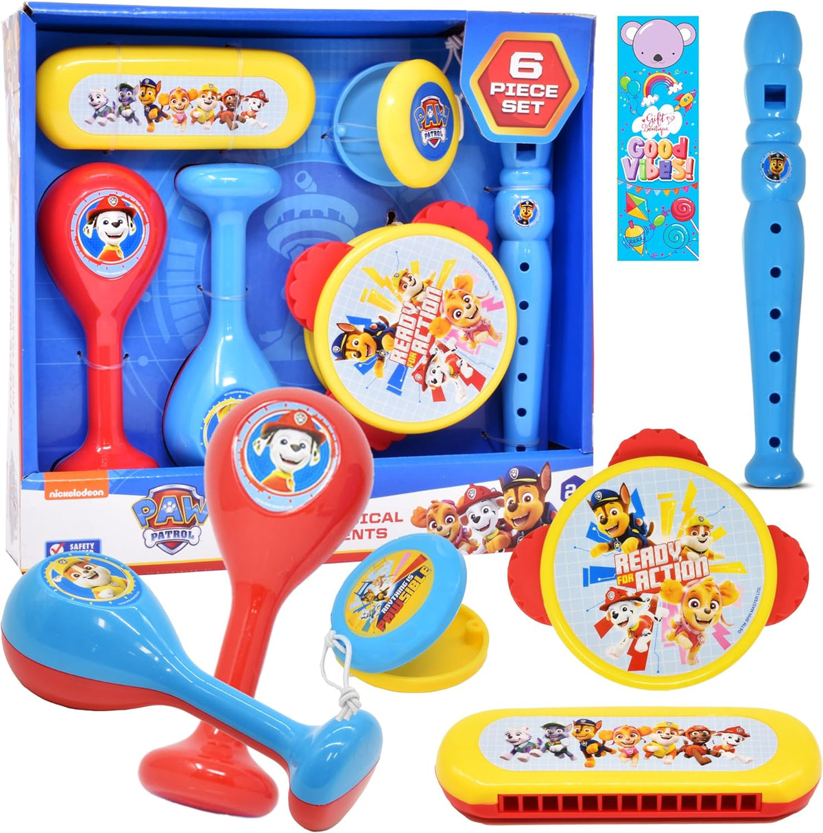 Patrulla Canina: Juego de 6 Instrumentos Musicales