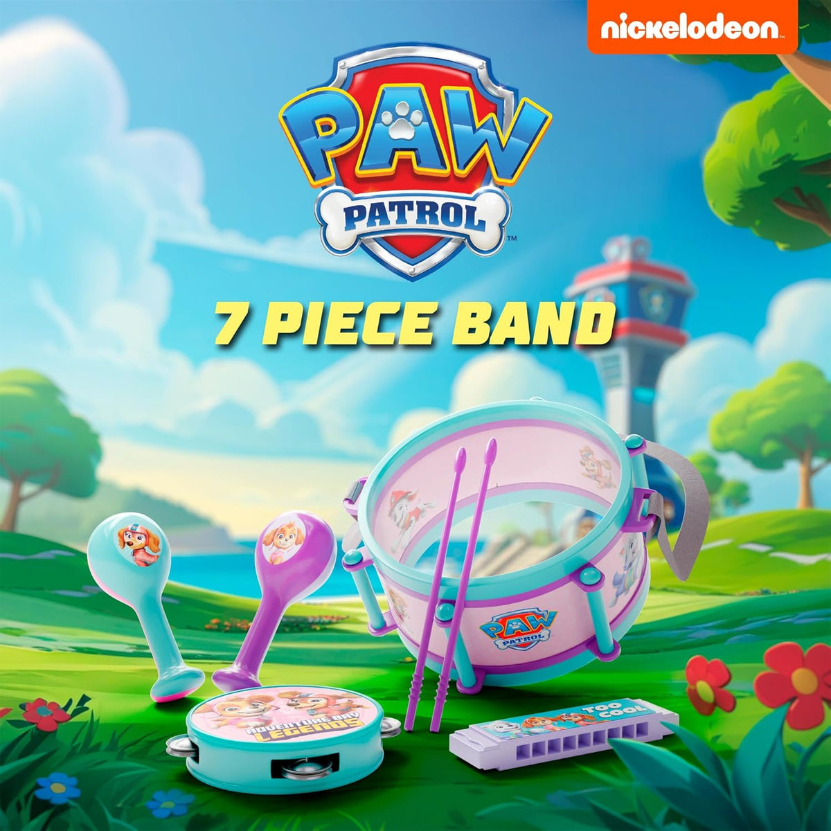 Paw Patrol Niñas Batería de 7 Piezas