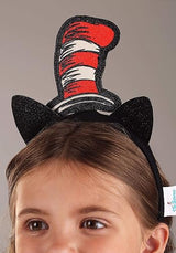 Diadema brillante de Dr. Seuss del Gato en el Sombrero