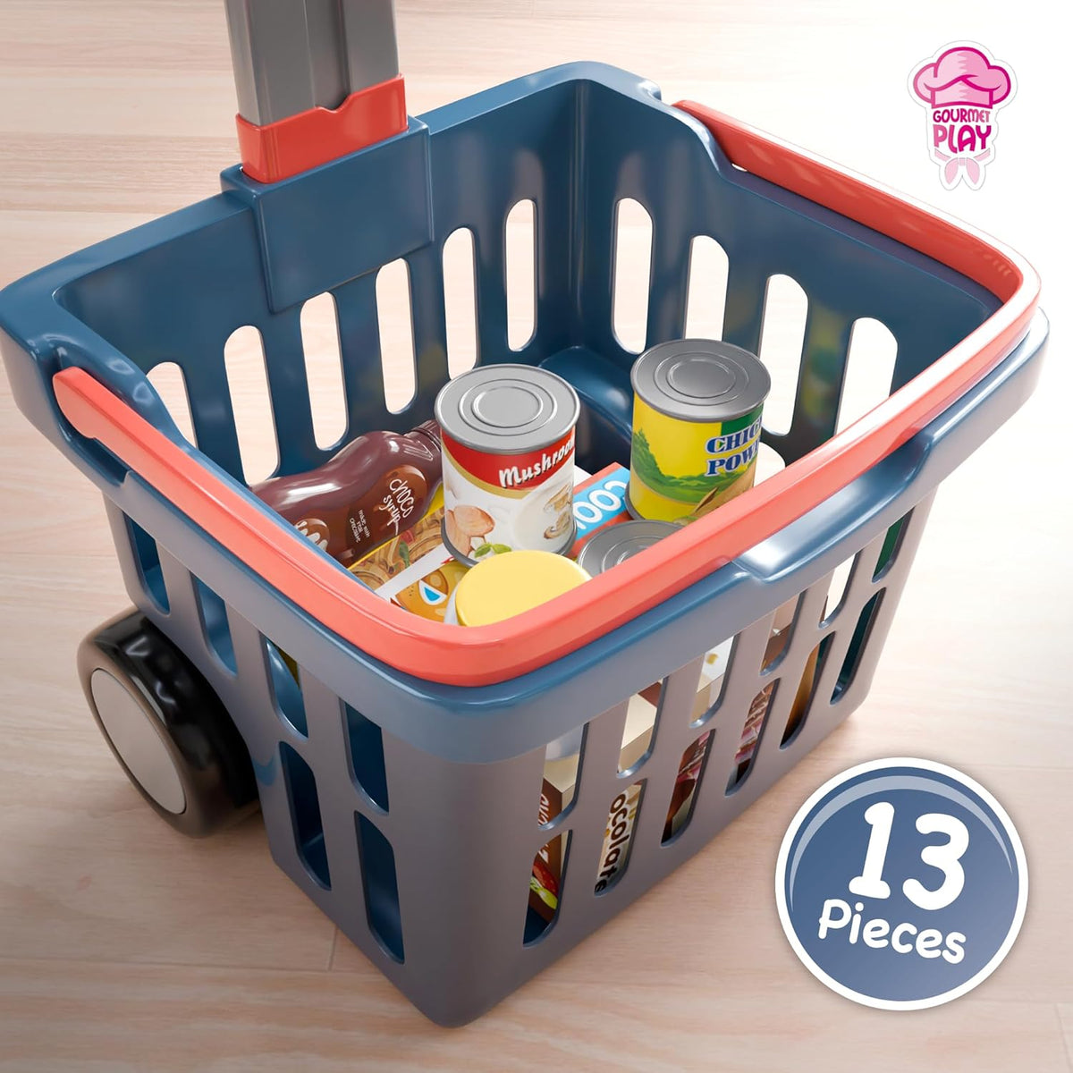 Carrito de compras grande de juguete