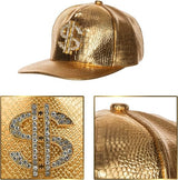 Hip Hop Metallic Hat