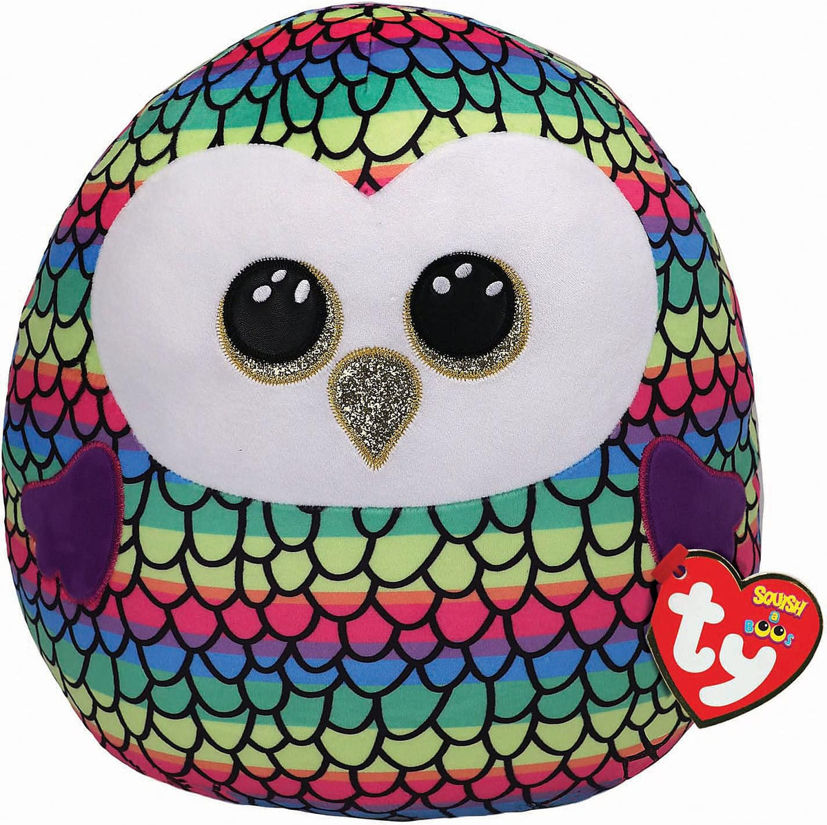 OWEN - búho arcoíris squish de 10"