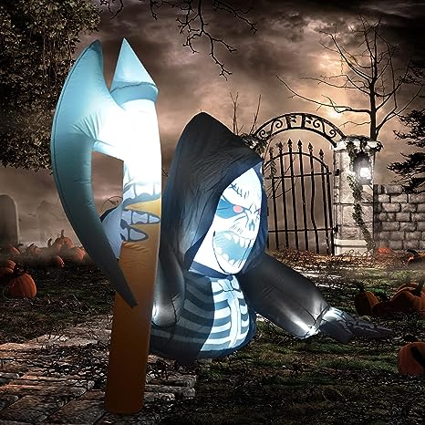 Fantasma Esqueleto Hinchable de 2.13 Metros