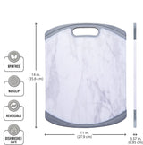 11x14 Non-Slip Cutting Board Marble