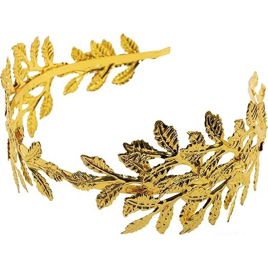 Tiara griega de hoja de oro