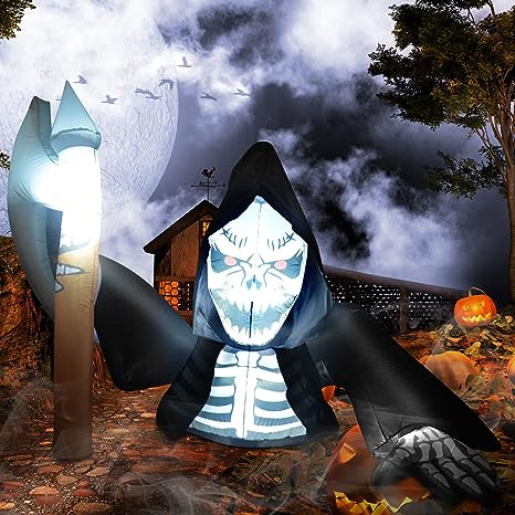 Fantasma Esqueleto Hinchable de 2.13 Metros