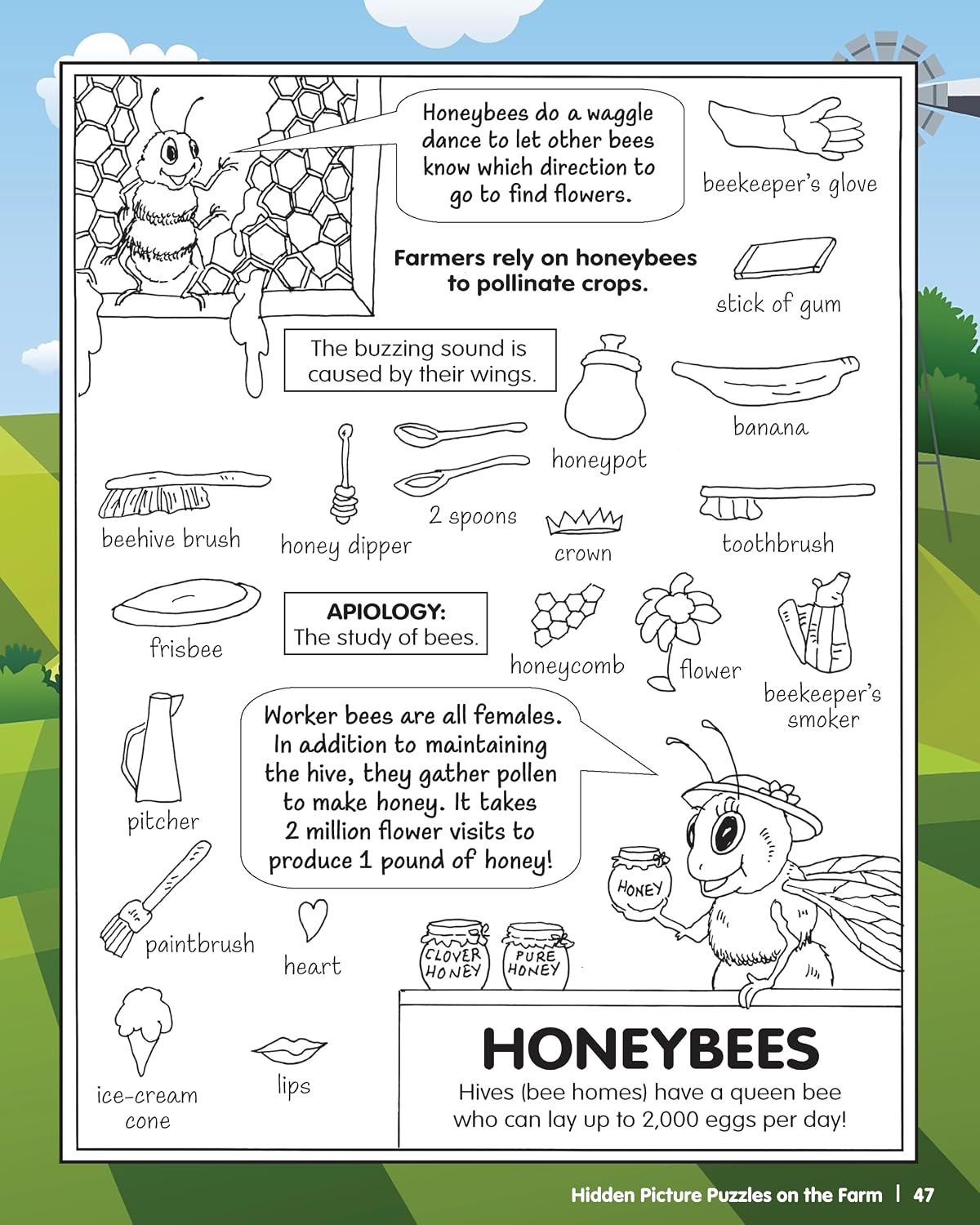 Hidden Picture Puzzles on the Farm