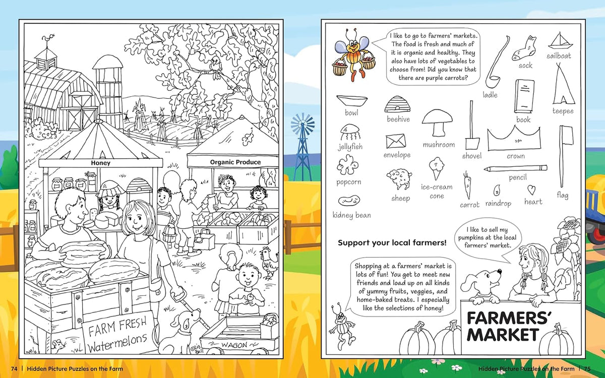 Hidden Picture Puzzles on the Farm