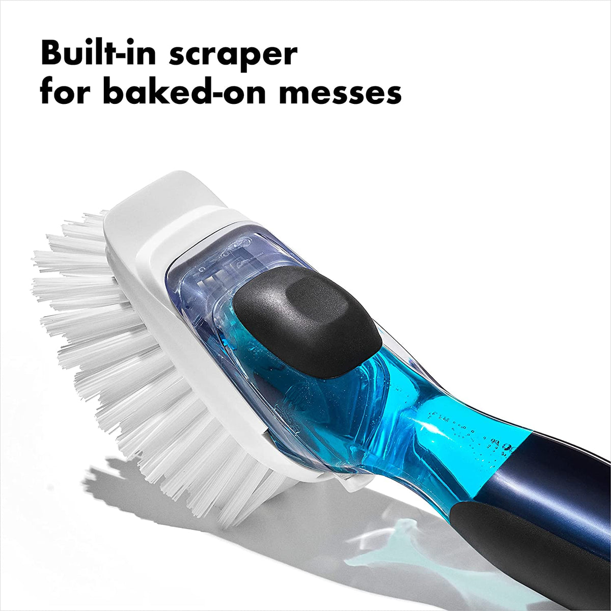 OXO Good Grips Set de almacenamiento para cepillo lavavajillas dispensador de jabón