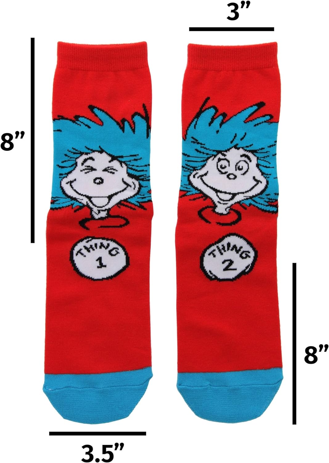 Calcetines de tripulación Cosa 1 y Cosa 2