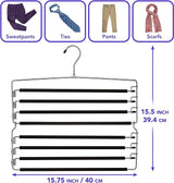 8-tier folding clothes rack