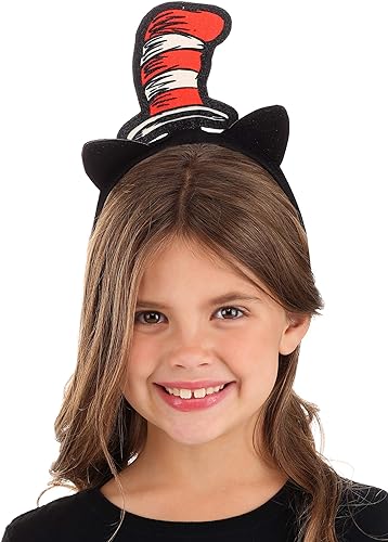Diadema brillante de Dr. Seuss del Gato en el Sombrero
