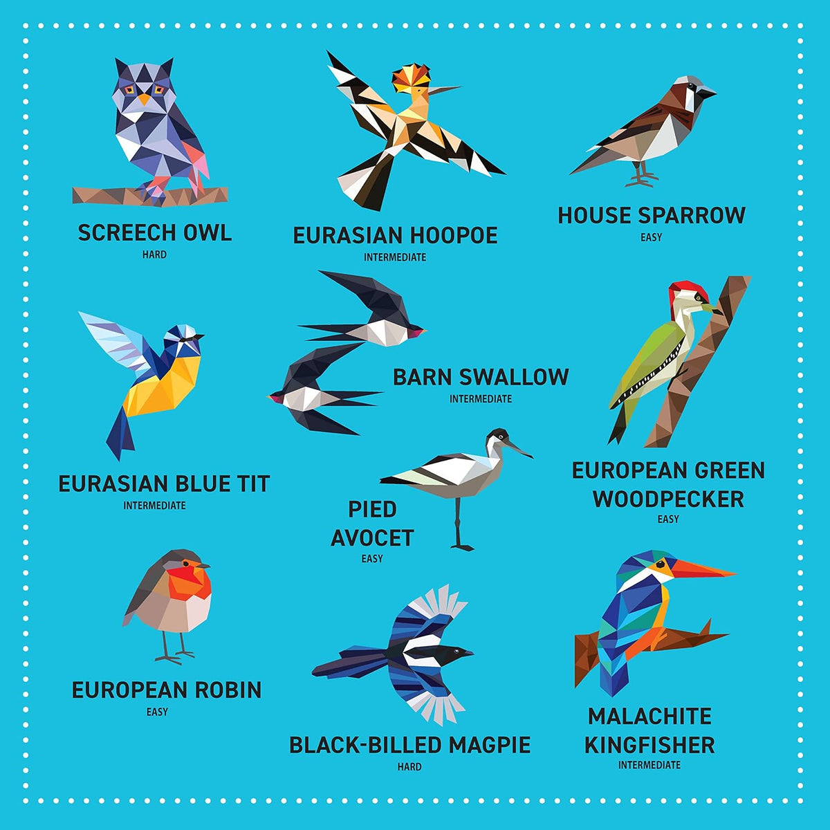My Sticker Paintings: Birds