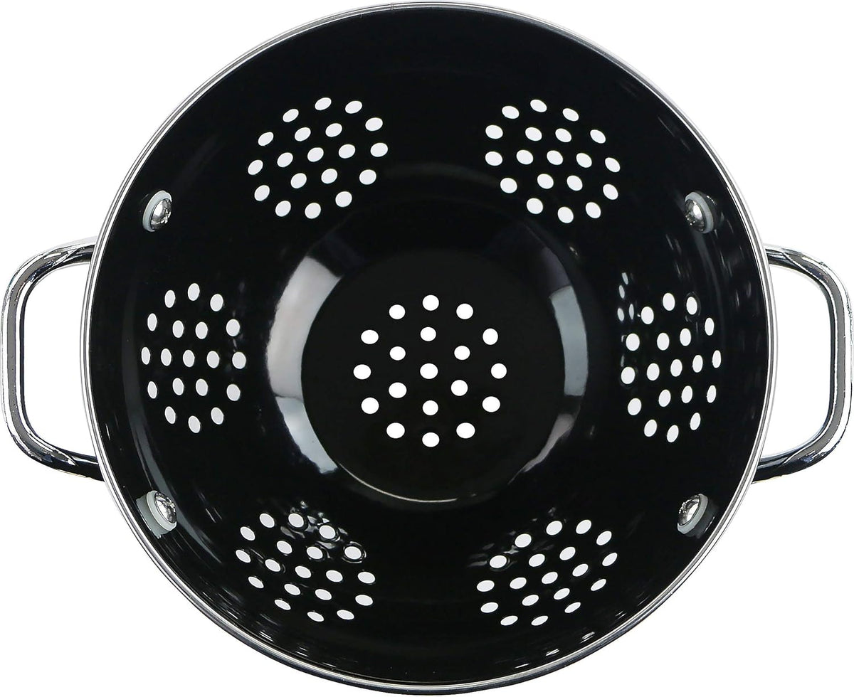 Colador de 1,5 cuartos negro