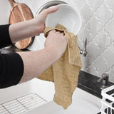 Paño de cocina liso Latte 12 x 13.75
